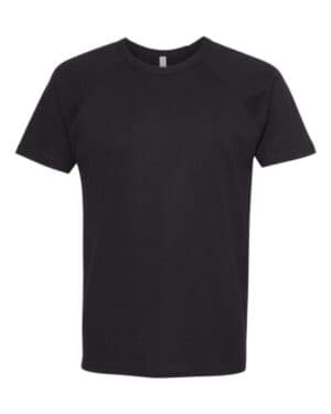 BLACK/ BLACK Next level 3650 cotton raglan t-shirt