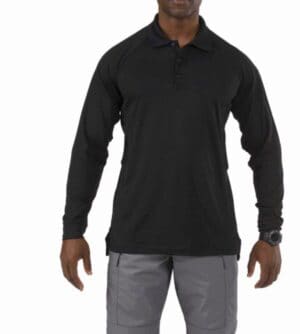 BLACK 72049T 511 tactical performance long sleeve polo