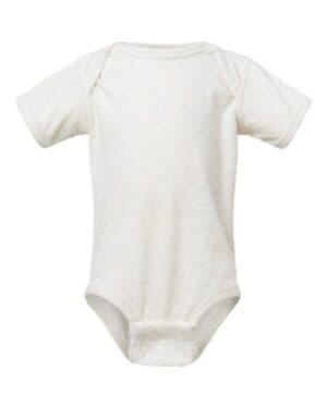 NATURAL HEATHER Rabbit skins 4424 infant fine jersey bodysuit