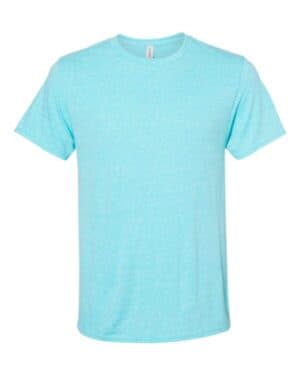 CARIBBEAN BLUE Jerzees 88MR snow heather jersey t-shirt