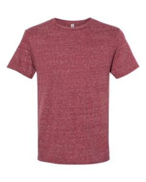 MAROON Jerzees 88MR snow heather jersey t-shirt