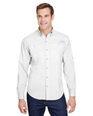 WHITE Columbia 7253 men's tamiami ii long-sleeve shirt