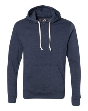 J america 8871 triblend fleece hooded sweatshirt