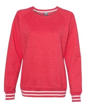 J america 8652 womens relay crewneck sweatshirt