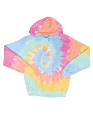 AERIAL Dyenomite 680VR blended tie-dyed hooded sweatshirt