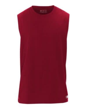 TRUE RED Russell athletic 64MTTM essential jersey sleeveless muscle t-shirt