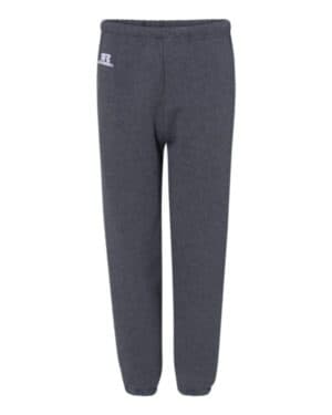 BLACK HEATHER Russell athletic 696HBM dri power closed bottom sweatpants