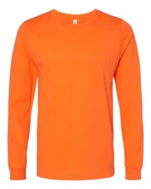 ORANGE Bella canvas 3501 jersey long sleeve tee