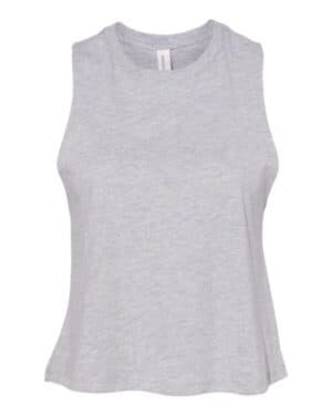 ATHLETIC HEATHER Bella canvas 6682 women's racerback crop tank