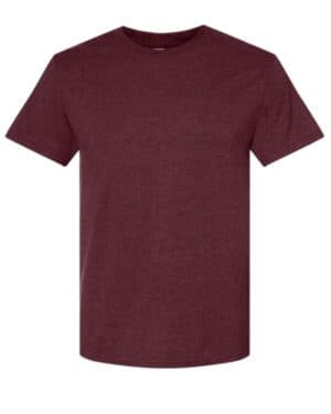 MAROON HEATHER Jerzees 560MR premium blend ring-spun t-shirt