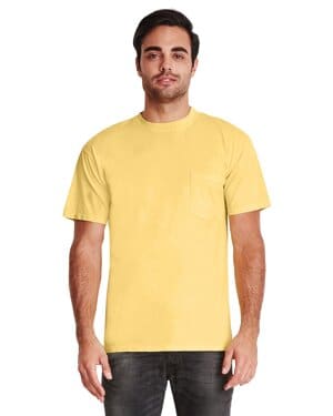 BLONDE Next level apparel 7415 adult inspired dye crew with pocket