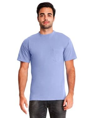 PERI BLUE Next level apparel 7415 adult inspired dye crew with pocket