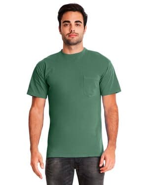 Next level apparel 7415 adult inspired dye crew with pocket