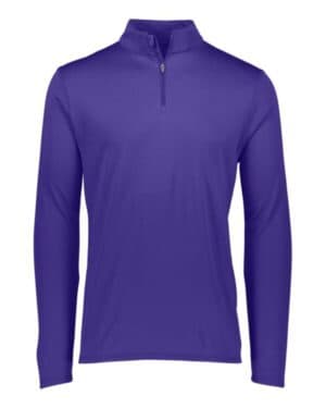 PURPLE 2785 attain color secure performance quarter-zip pullover