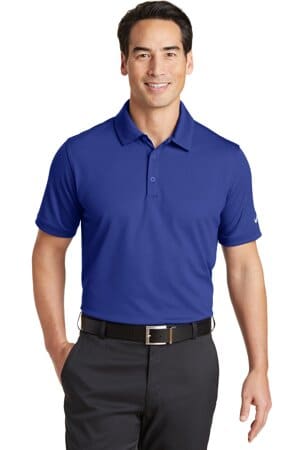 DEEP ROYAL BLUE 746099 nike dri-fit solid icon pique modern fit polo