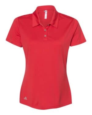 COLLEGIATE RED Adidas A231 women's performance polo
