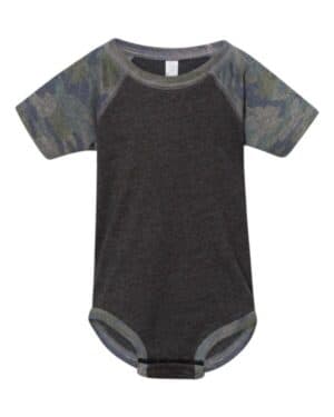 Rabbit skins 4430 infant baseball fine jersey bodysuit