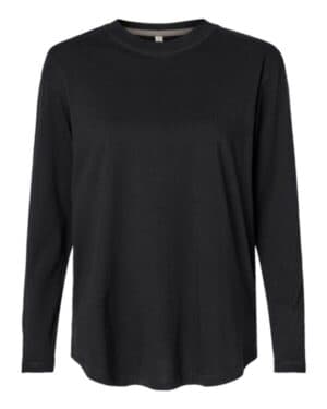 BLACK Lat 3508 women's fine jersey long sleeve tee