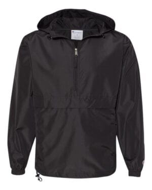 BLACK Champion CO200 packable quarter-zip jacket