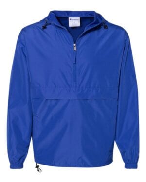 ROYAL BLUE Champion CO200 packable quarter-zip jacket