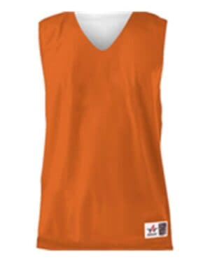 ORANGE/ WHITE Alleson athletic 560R reversible mesh tank