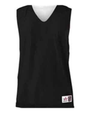 BLACK/ WHITE Alleson athletic 560RY youth reversible mesh tank
