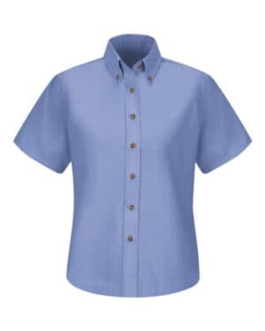 LIGHT BLUE Red kap SP81 women's poplin dress shirt