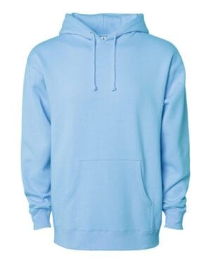 BLUE AQUA Independent trading co IND4000 heavyweight hooded sweatshirt