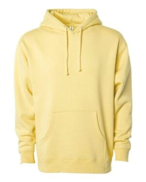LIGHT YELLOW Independent trading co IND4000 heavyweight hooded sweatshirt