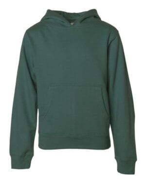 ALPINE GREEN Independent trading co SS4001Y youth midweight hooded sweatshirt