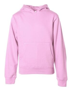 LIGHT PINK Independent trading co SS4001Y youth midweight hooded sweatshirt