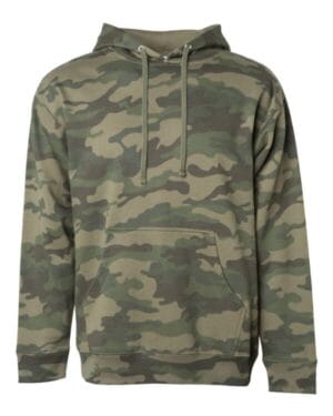 FOREST CAMO Independent trading co SS4500 midweight hooded sweatshirt