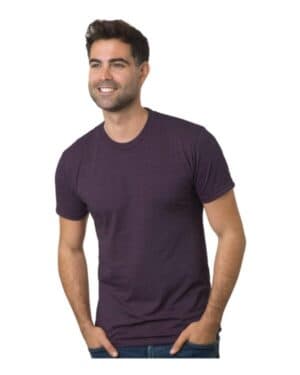 TRI PLUM Bayside 9570 triblend t-shirt