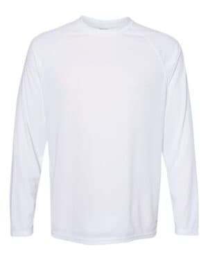 WHITE 2795 attain color secure performance long sleeve t-shirt