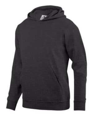 CARBON HEATHER Augusta sportswear 5415 youth 60/40 fleece hoodie