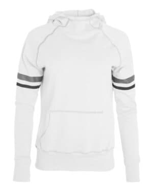 WHITE/ BLACK/ GRAPHITE Augusta sportswear 5441 girls' spry hoodie