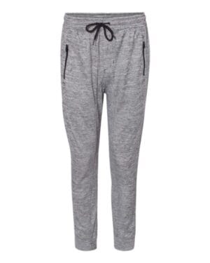HEATHER GREY Burnside 8801 performance fleece joggers