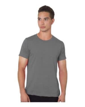 HEATHER CHARCOAL Bayside 9510 50/50 fine jersey t-shirt