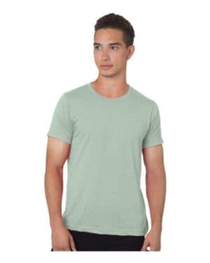 HEATHER SAGE Bayside 9510 50/50 fine jersey t-shirt