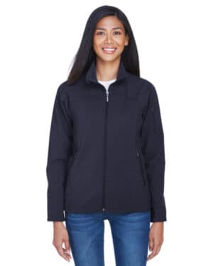 78034 ladies' three-layer fleece bonded performance soft shell jacket