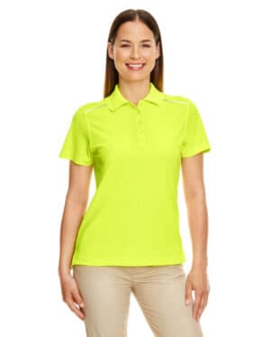 78181R ladies' radiant performance piqu polo with reflective piping