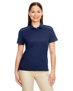 78181R ladies' radiant performance piqu polo with reflective piping