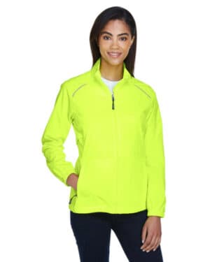 SAFETY YELLOW 78183 ladies' techno lite motivate unlined lightweight jacket