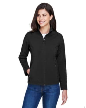 BLACK 78184 ladies' cruise two-layer fleece bonded softshell jacket