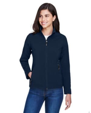 CLASSIC NAVY 78184 ladies' cruise two-layer fleece bonded softshell jacket