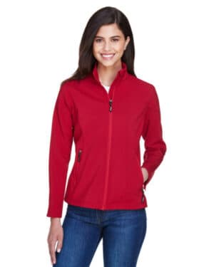 CLASSIC RED 78184 ladies' cruise two-layer fleece bonded softshell jacket