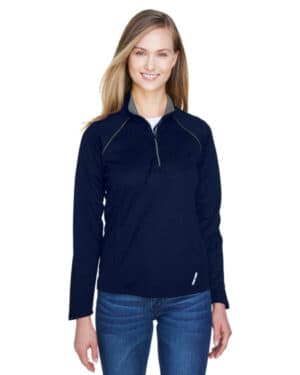 78187 ladies' radar quarter-zip performance long-sleeve top