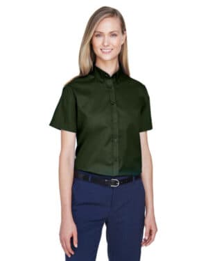 FOREST Core365 78194 ladies' optimum short-sleeve twill shirt