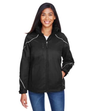 BLACK 78196 ladies' angle 3-in-1 jacket with bonded fleece liner