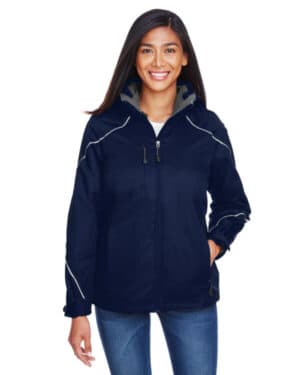 78196 ladies' angle 3-in-1 jacket with bonded fleece liner